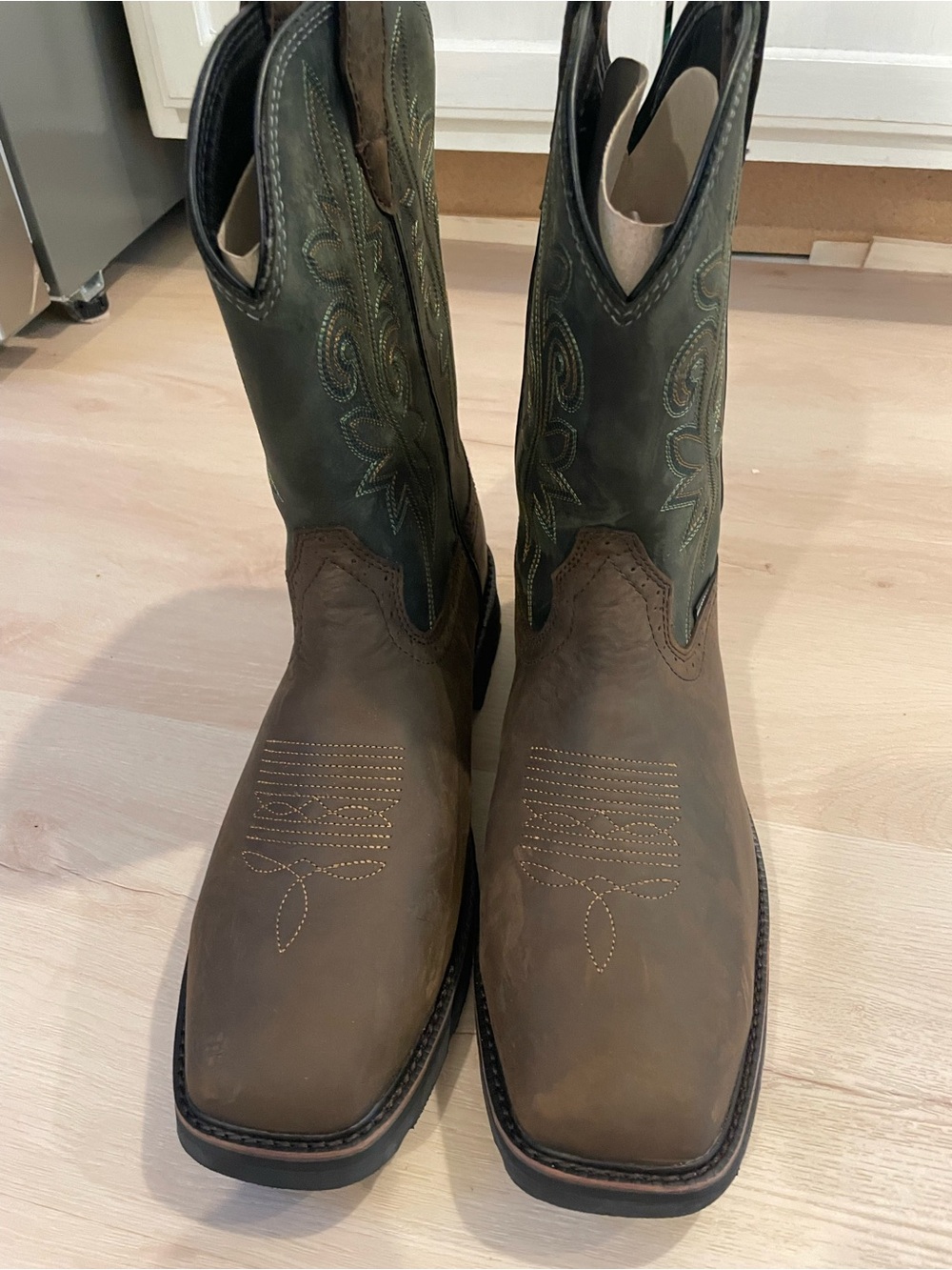 Work Boots Cowboy Steel Toe Hytest